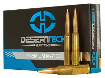 Desert Tech Premium Match .338 Lapua Magnum 300 Grain